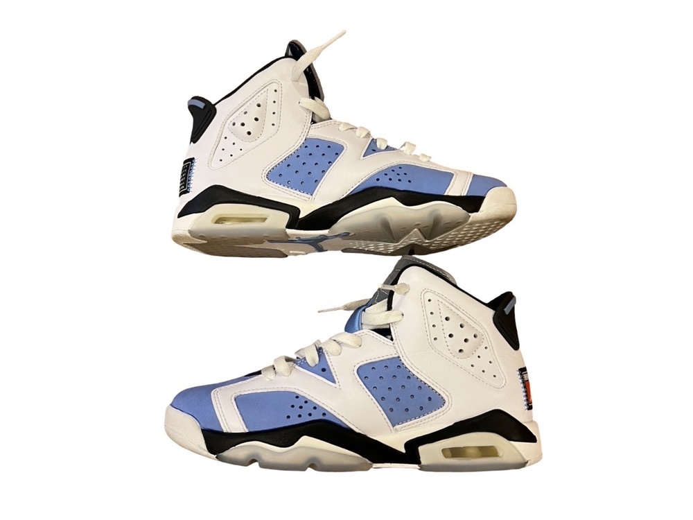 Nike Air Jordan 6 Retro UNC University Blue GS 5.5Y 384665-410